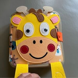 Giraffe Felt Busy Book for Kids